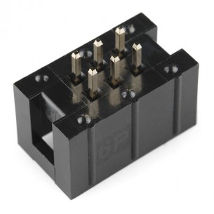 Pin Shrouded Header - 2x3, 2x5